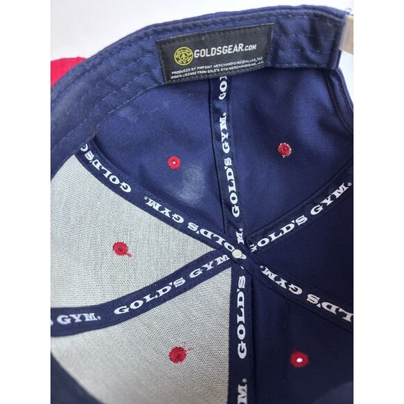 GOLD'S GYM & BODYBUILDING Hat LOT of 2 Snapback Vintage Gear Weightlifting Caps - Picture 6 of 11